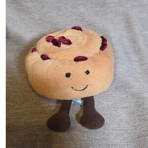 RARE HTF NWT Jellycat Amuseable Pain AU Raisin Soft Plush Toy Soft